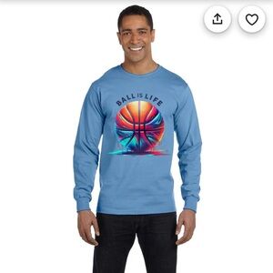 Brand New custom basketball long sleeve all sizes available. Great Xmas gift